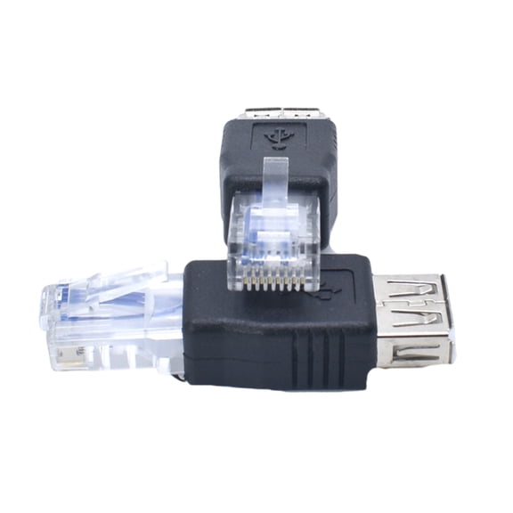 Tizuqe 2pcs USB2.0 To RJ45 Ethernet Adapter For Connecting ADSL Modems Routers