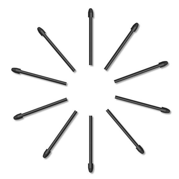 Tizuqe Pack of 10 Plastic Styluses Replacement Tip for Drawing Tablets Smooth Frictionless
