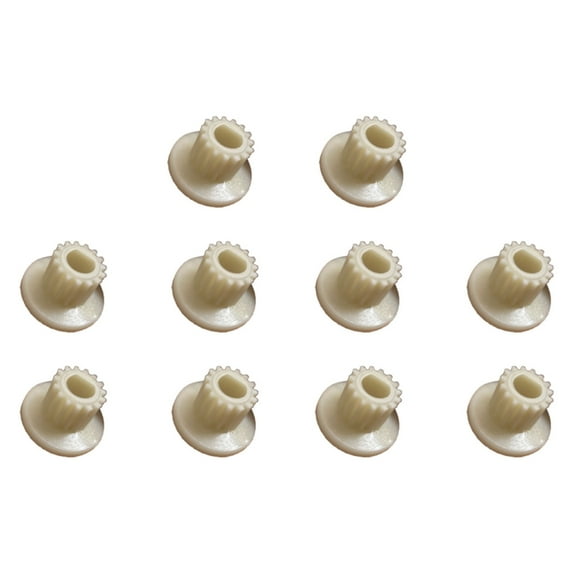 Tizuqe 10 Pieces Long Lasting Transmission Gear 15 Teeth Belt Pulley for Bread Machine