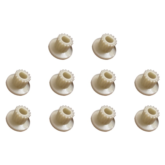 Tizuqe 10 Pieces Long Lasting Transmission Gear 15 Teeth Belt Pulley for Bread Machine