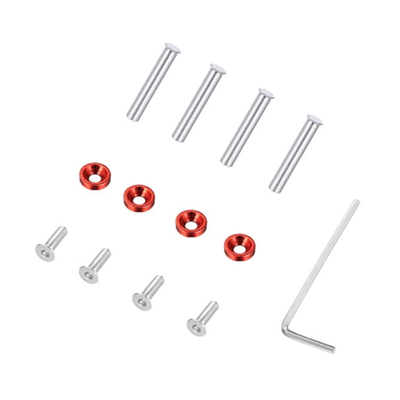 Tizuqe Pack of 4 Computer Case Fan Screws Full Set Nuts For PC Case Video Card Cooling