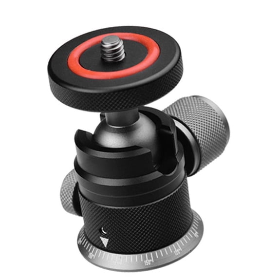 360 Head Rotation Tizuqe Panoramic Camera Ball Head 360 degree Rotation 90° Tilt Aluminum ...