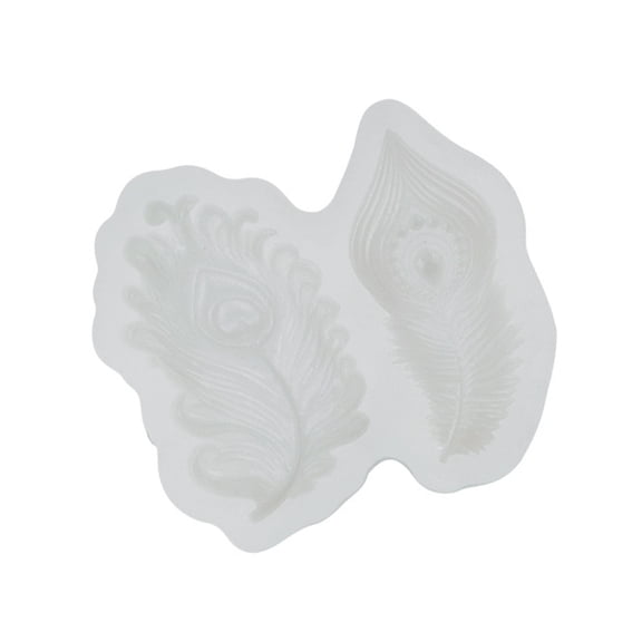 Tizuqe Peacocks Feathered Themed Silicone Molds For Pastries Candle And Creative Projects Heat Resistant Dishwasher Safe Kitchens Essential