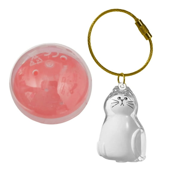 Tizuqe Hanging Bag Pendant Cats Hair Collector Kitten-Shaped Body Charm Pendant For Immediate Hair Disposal