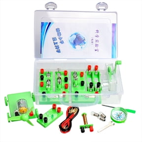 Tizuqe Physics Electric Circuit Learning Starter Kit Science Lab Basic Electricity Magnetism Experiment Education Kits Set