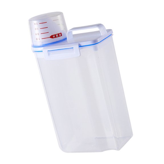 Tizuqe Plastic Rice Storage Container Airtight Seal Technology Clear Monitoring Window Ergonomic Handle Design Storage Bin