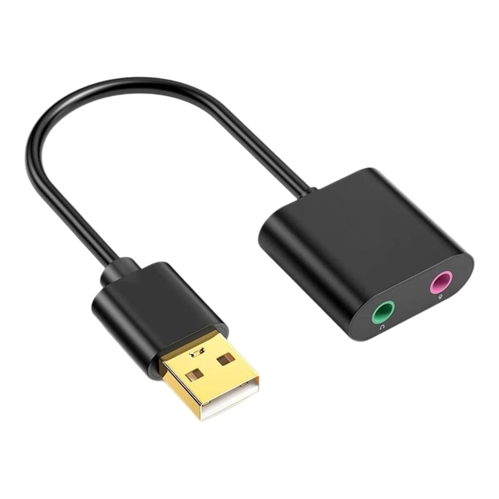 Tizuqe Plugs Play Aluminum USB Sound Adapter 3.5mm Interfaces For ...