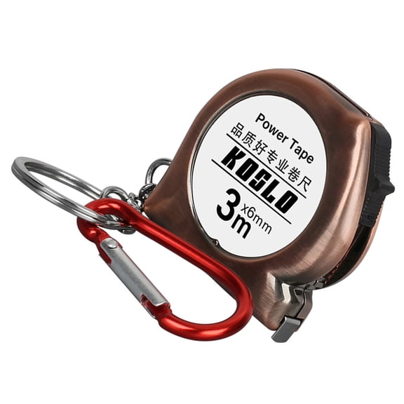 Tizuqe Pocket Sized Tape Measure 3Meter AntiCorrosion Steel Easy Clip Design For DIY Projects