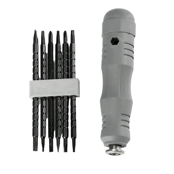 Tizuqe Portable 13 In 1 Telescopic Screwdriver with Double Head Magnetic Tip to Prevent Screw Loss During Furniture Assembly