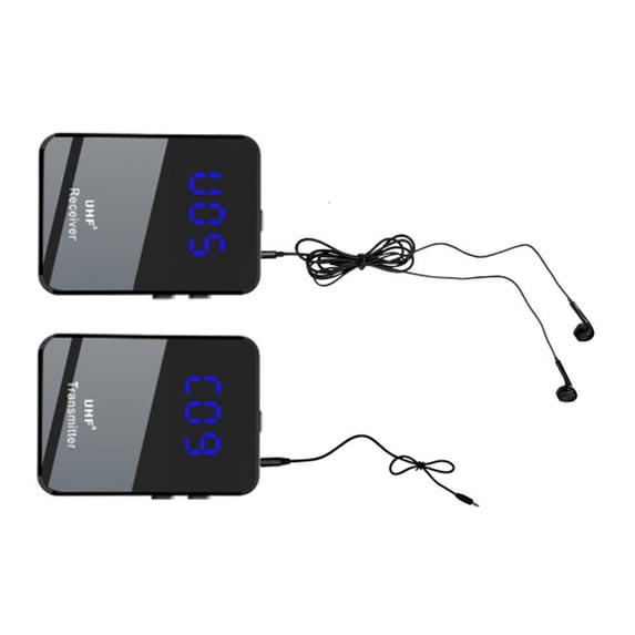 Tizuqe Portable In Ear Monitor Wireless System Rechargeable UHF for Outdoor Broadcast Studio Recording Small Live Recording