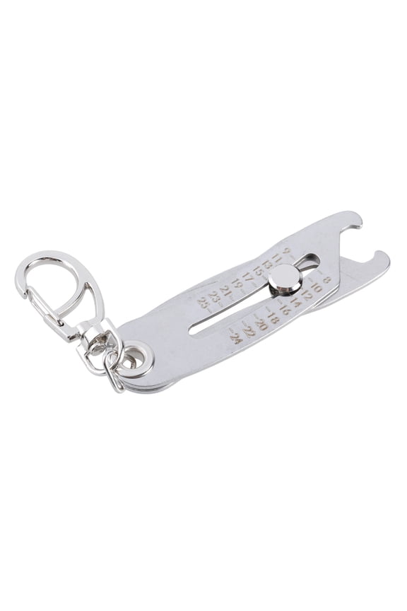 Portable Precise Thread Size Checker Keychain Nut And Bolt Thread Checker Bolt Size Finders Keychain Quick Hand Measuring