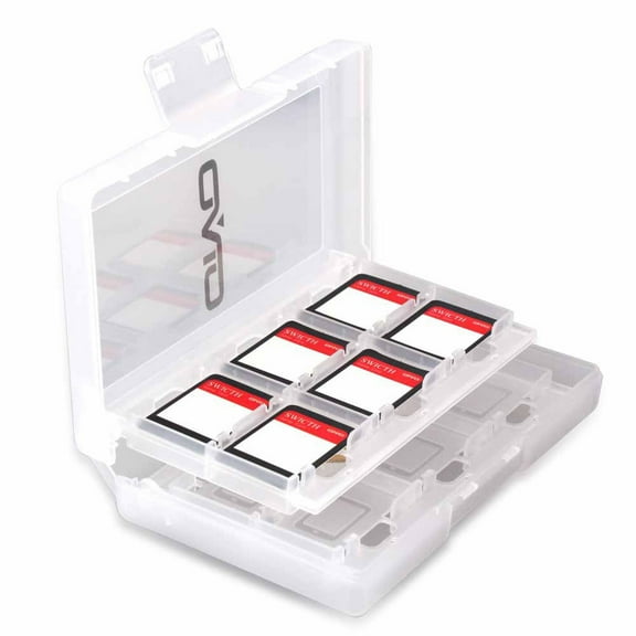 Tizuqe Portable & Thin Game Card Holder Storage Box for NS Carrying Storage Holder