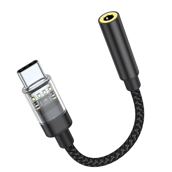 Tizuqe Portable USB Type C to 3.5mm Cord Converter Adapter Cable Enjoy Clear Music Experience for Tablet Phones and More