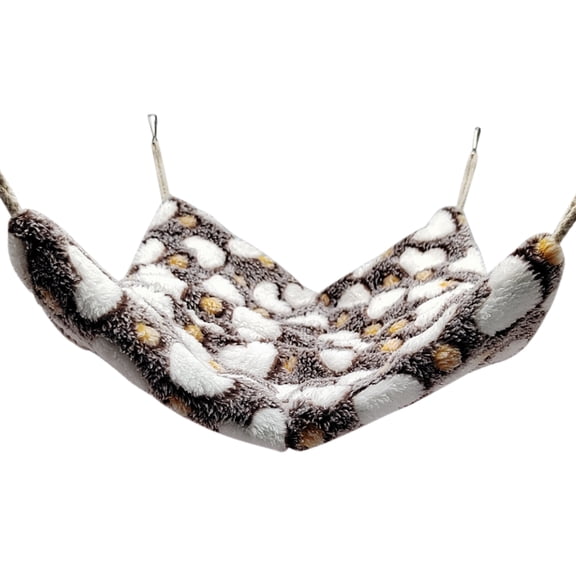 Tizuqe Practical Small Pet Hanging Hammock Sleeping Pet Bed Hamster Cave for Kitten Ferret Puppy Rabbit in Cold Weather Winter