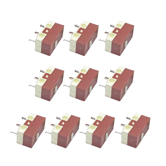 Tizuqe Precise Noiseless Mouse Microswitch 10 Million Clicks 3Pins for Low Noise