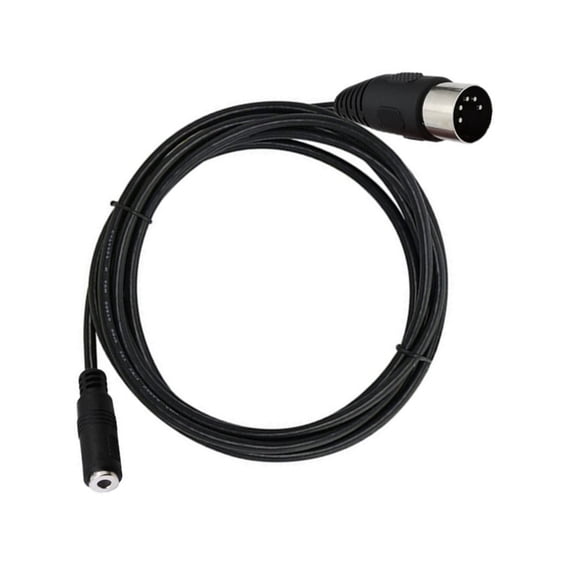 Tizuqe Professional 3.5mm Female to DIN 5 Pin Male Cable Sound Adapter Cable for Headphone Sound Card Equipment Accessories