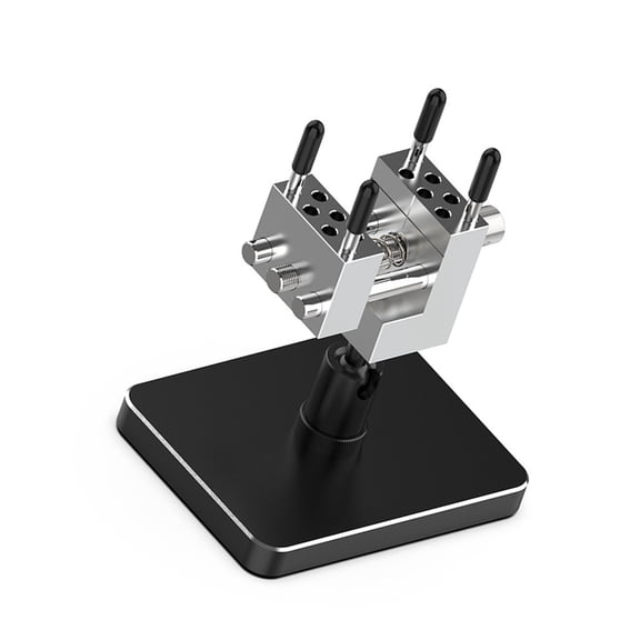 Tizuqe Professional Grade Desktop Clamping Tool with Aluminum Frame and Vibration Proof Metal Platform for Delicate Components