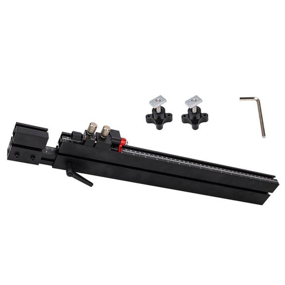 Tizuqe Professional Woodworking T Track Slider Rail, 560mm Retracted to 941mm Extended