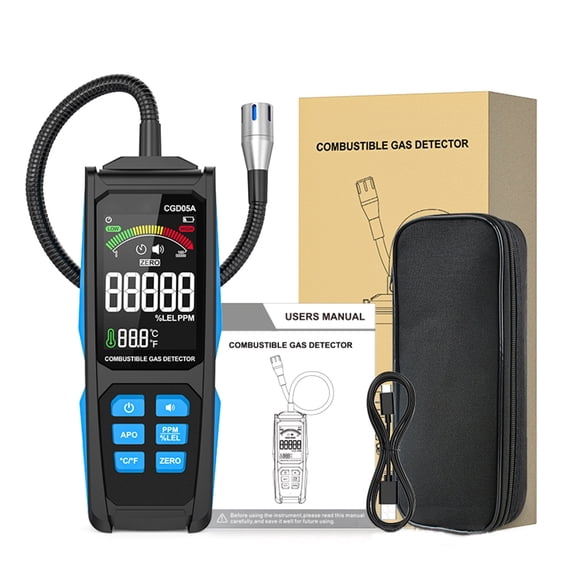 Tizuqe Propane Methane Gas Sensors Sniffers Natural Gas Tester & Temperature Detection
