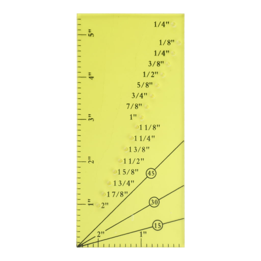 Tizuqe Quilting Seam Guide Ruler Sets Sew Seam Allowance Ruler with 45 ...