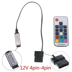 Tizuqe RGB LED Controller SATA RF Remote Control for PC Computer for Case Ligh