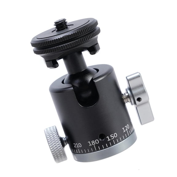 Tizuqe RJ084 Panoramic Mini Tripod Head Travel Friendly Tripod Adjustable Camera Stand designs for Camera & Video Equipment