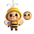 thumbnail image 1 of Tizuqe Rear View Mirrorr Access Acrylic Bees Car Mirrorr Hangings Decorations Pendants, 1 of 11