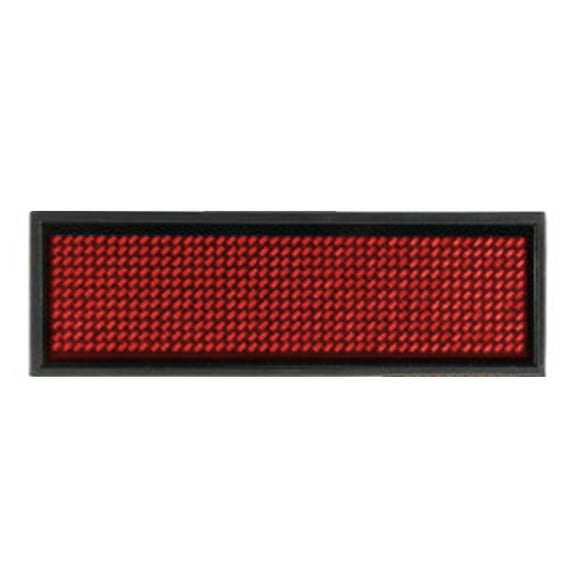 Tizuqe Programmable Scrolling Message Board LED Display Languages Mini Name Tag