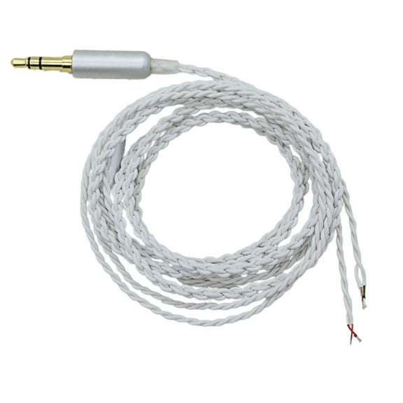 Tizuqe Replacement 3.5mm Male Plug to Bare Wire Open End 1/8inch 3.5mm Plug Connector Sound Cable for Headphone Earphone