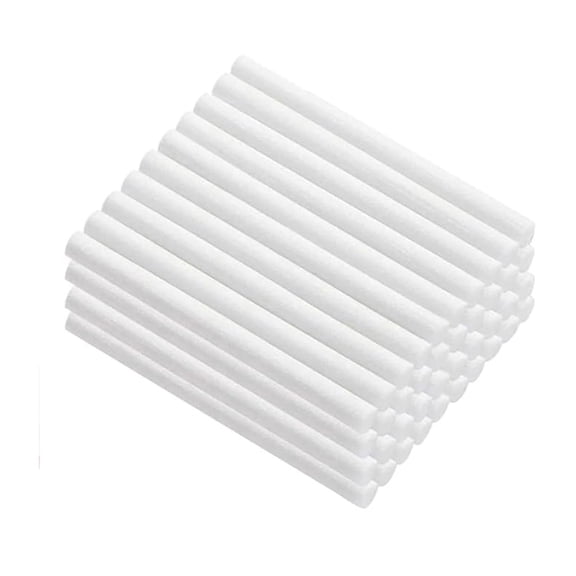 Tizuqe Pack of 50 Humidifier Filter Sticks Replacement Wicks Humidifier Sticks Suitable for Portable Diffuser Cotton Filters