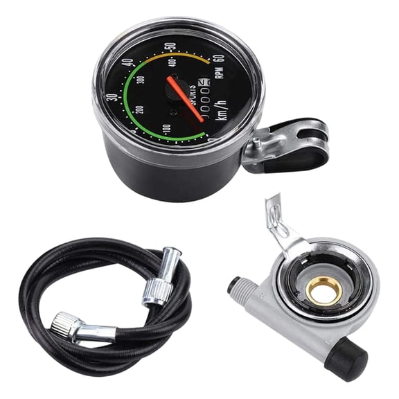 Tizuqe Retro Style Cycling Speedometer Featuring Aluminum Construction for Mountain Bike Riders Needing Accurate Speed Measurement