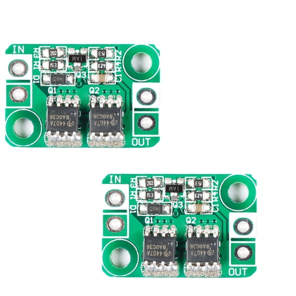 Tizuqe Reverse Polarity Protections Circuit Ideal Diode Module 3-30V 4A Output Easy Installation For DIY Applications
