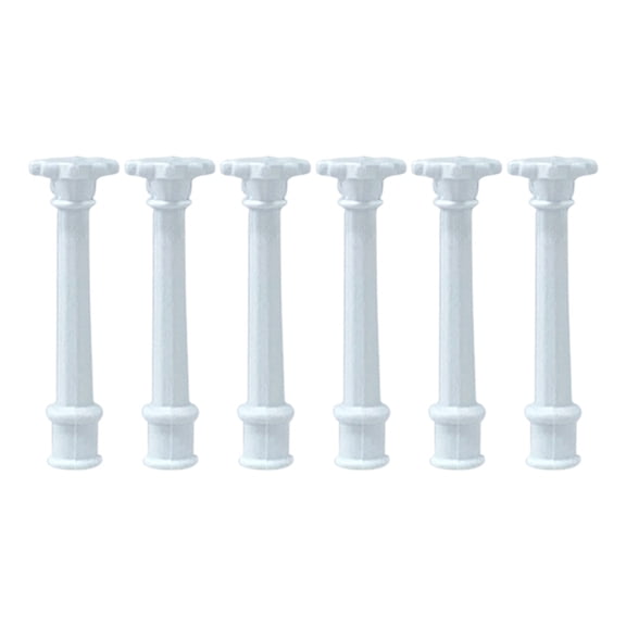 Tizuqe Roman Pillars Plastic Greek Column Miniature Roman Column Decors Priest Cloths Myth DIY Sand Table Scene Accessories