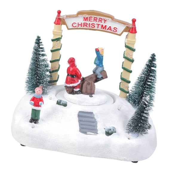 Tizuqe Rotating Illuminateds Music Box With LED Light Dynamic Motion For Home Decors