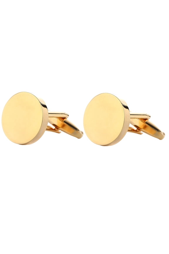 Round Cufflinks Men Shirts Cufflinks For Wedding Birthday Proms Business Meeting