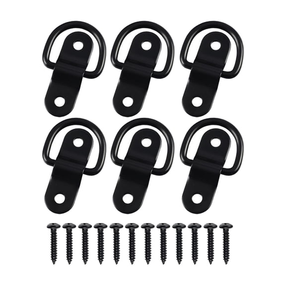 Tizuqe Rustproof Steel D Rings Lashing Eyelets Easy Installation for Trucks Kayaks