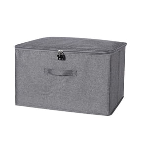 Tizuqe Secure Foldable Storage Container Assembly Vertical Space Solution Daily Use