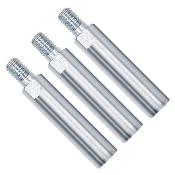 Tizuqe Set Of 3 Practical M10 Thread 80mm Extension Rod Connecting Rod For Angle Grinder And Car Polishing Accessories