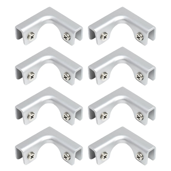 Tizuqe 8pcs Tile Connector clip Aluminum Corner Tile Joining Clip for Easy & Secure Tile Installation in Kitchens & Bathroom