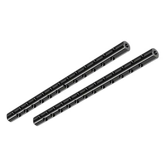 Tizuqe Set of 2pcs 15mm Follow Focusing Bar Aluminum Alloy Build-in Multiple 1/4inch Mounting Holes for Camera Support Systems