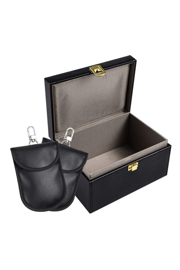 Car Key Fob Guard Bundle Signal Blocker Bags High-Quality Shielding Boxes for Your Auto Remote and Cellphone