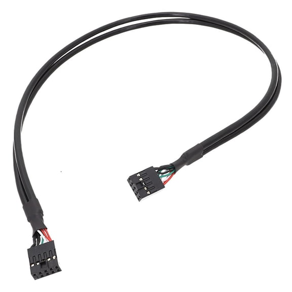 Tizuqe Shielded USB9Pin Mainboard Extension Cable Improved Signal Double Stranded