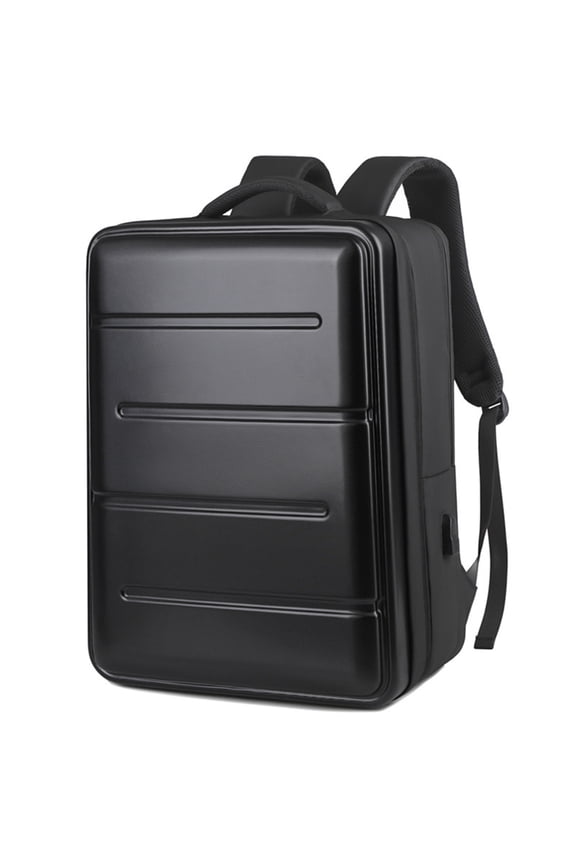 Shoulder Bag Office Travel Backpack with Large Opening and Protective Hard