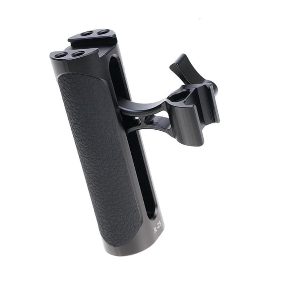 Tizuqe Side Handle for 1/4inch-20 Screw Lightweight Portable Camera Cage Hand Grip for DSLR Camera with Cold Shoe Mount