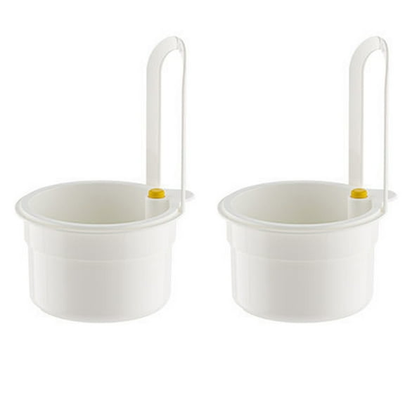 Tizuqe Side Sink Drain Strainer Basket, Corner Hanging Sink Strainer Colander Drain Basket, Sink Draining Basket