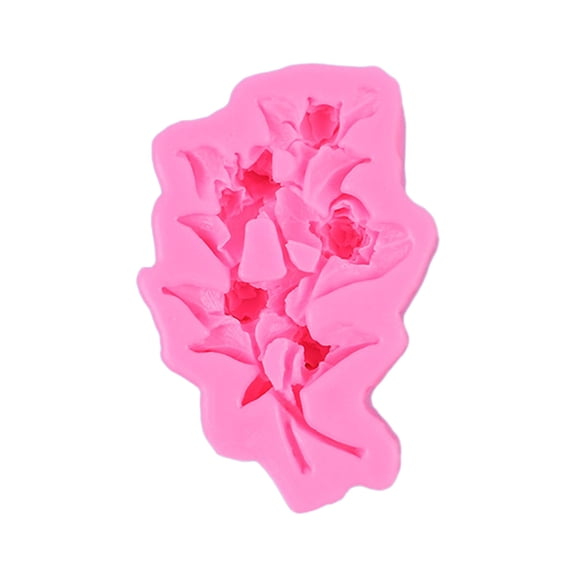 Tizuqe Silcone Fondant Moulds Flower Shaped Silicone Baking Molds Kitchen Baking Tools