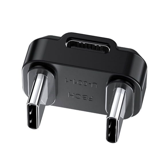 Tizuqe Simultaneous USB C Charging and Live Streaming OTG Adapter with U Shape Design