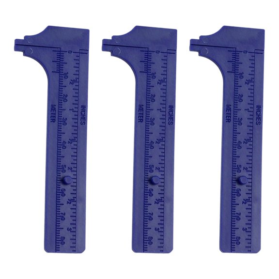 Tizuqe Sliding Pocket Caliper with Double Scale for Jewelry Accurate Measurements Use