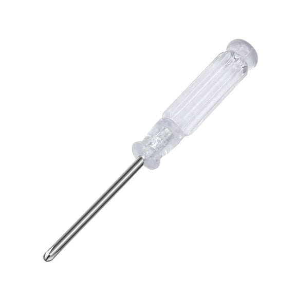 Tizuqe Slotted /Phillips Screwdriver with Clear Plastic Handle Cross-head Screwdriver