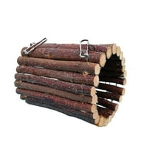 Tizuqe Small Animal Hideout Tube Cage House for Hamster Rat Mice Parrot Habitats Rat Hideaway Chew Cage Toy